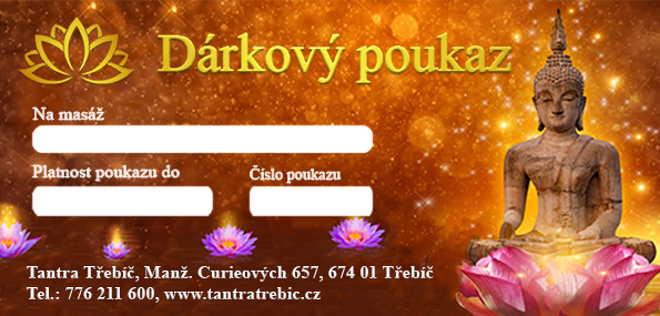 Dárkový poukaz Tantra Třebíč